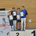 Silbermedaille Bayerische Meisterschaft 2022 Herrendegen U20