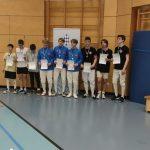 bayarian champignonships U20 men epee team, medal ceremony